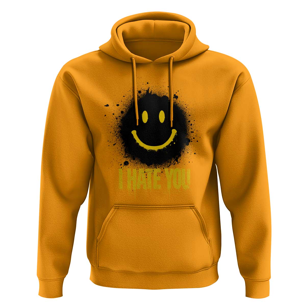 I Hate You Hoodie Funny Smile Face Emoticon Meme