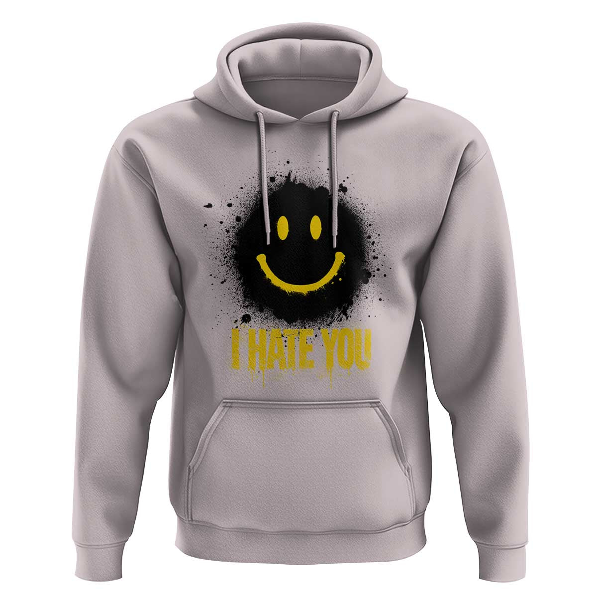 I Hate You Hoodie Funny Smile Face Emoticon Meme