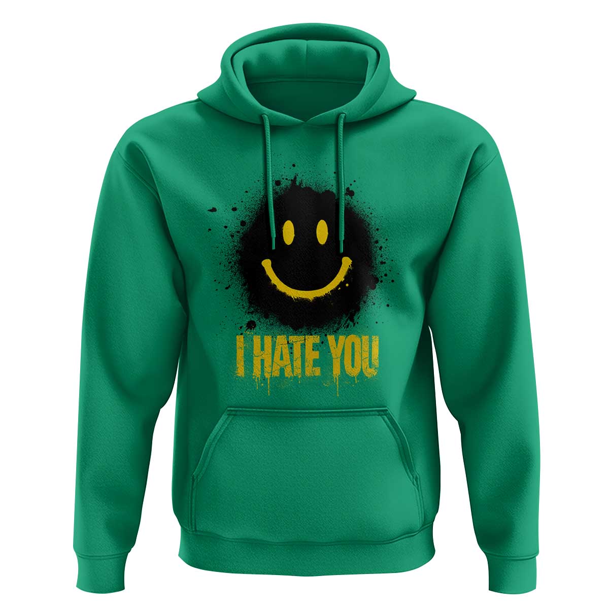 I Hate You Hoodie Funny Smile Face Emoticon Meme