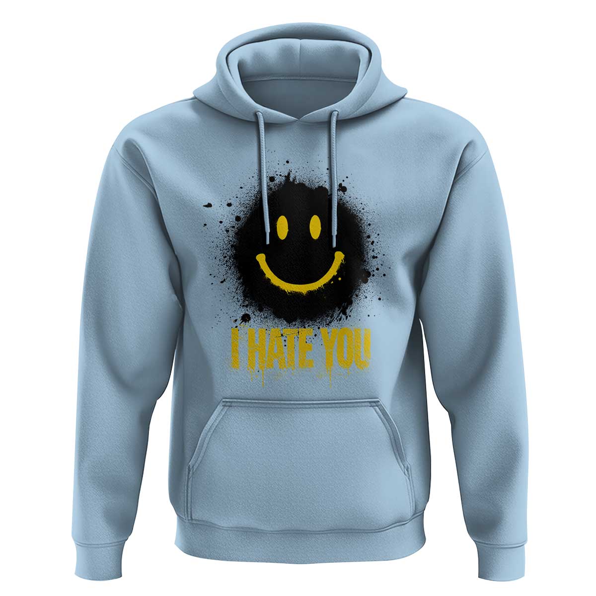 I Hate You Hoodie Funny Smile Face Emoticon Meme