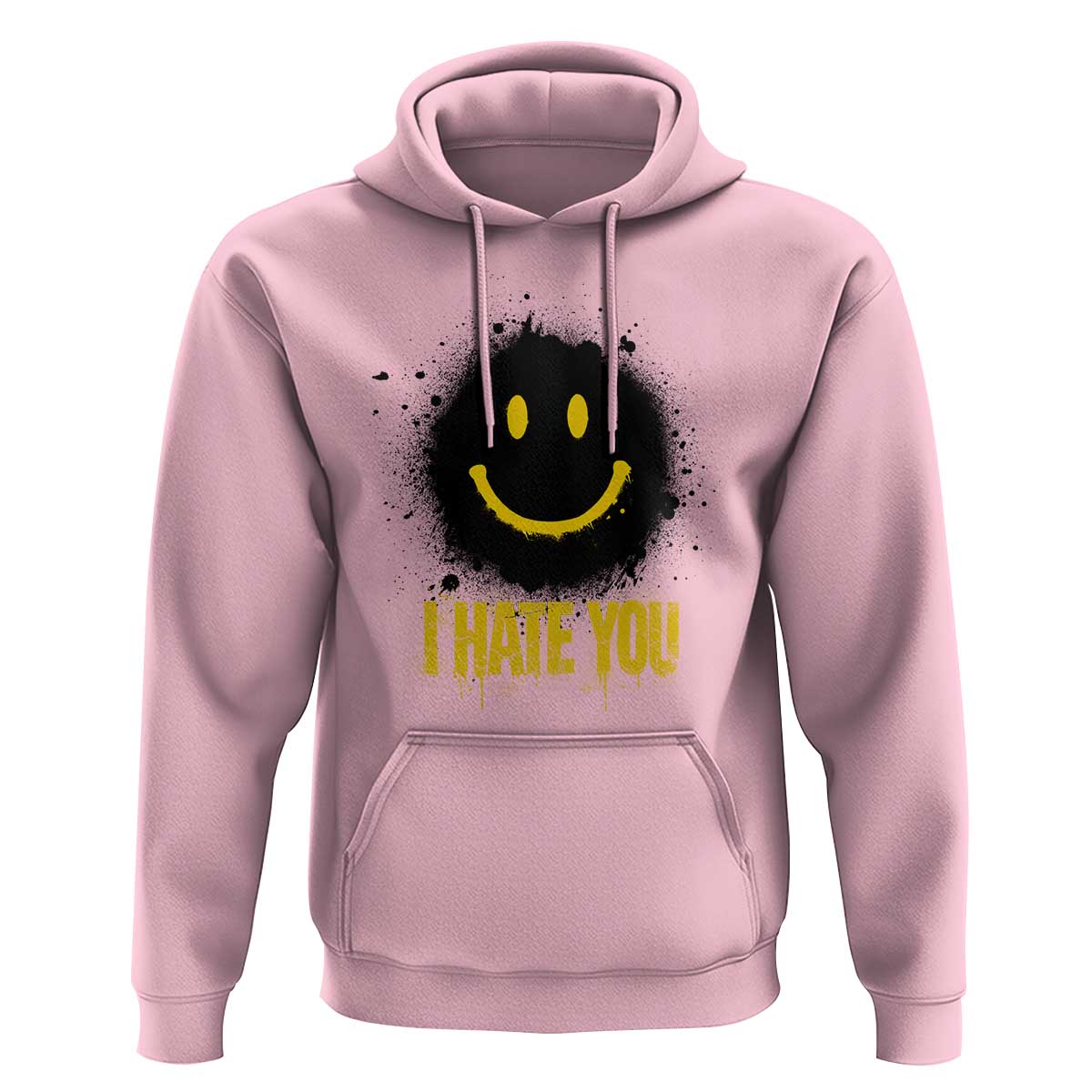 I Hate You Hoodie Funny Smile Face Emoticon Meme