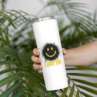 I Hate You Skinny Tumbler Funny Smile Face Emoticon Meme