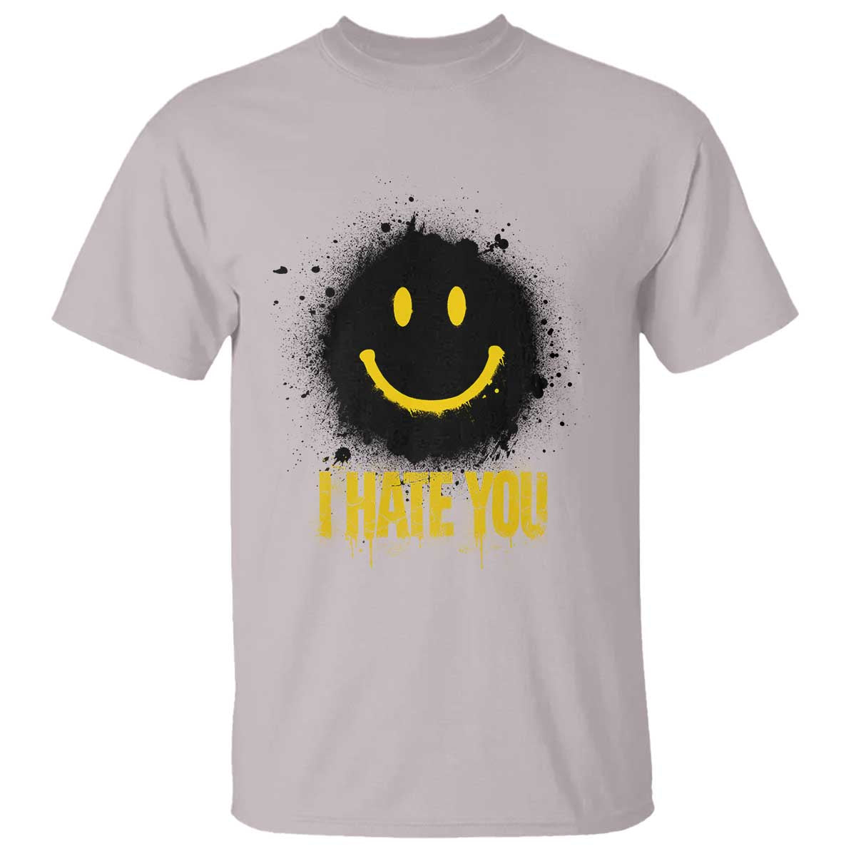 I Hate You T Shirt Funny Smile Face Emoticon Meme