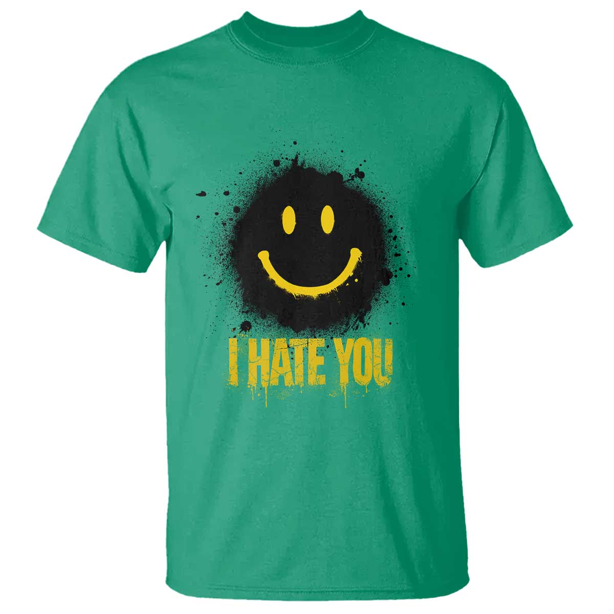 I Hate You T Shirt Funny Smile Face Emoticon Meme