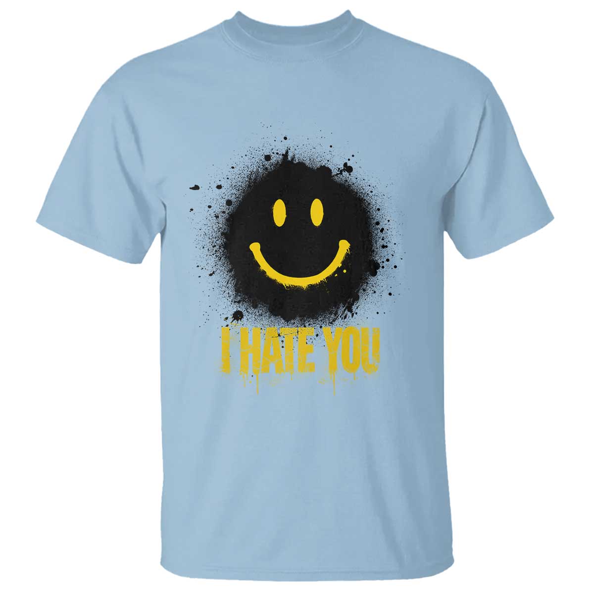 I Hate You T Shirt Funny Smile Face Emoticon Meme