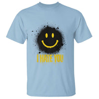 I Hate You T Shirt Funny Smile Face Emoticon Meme