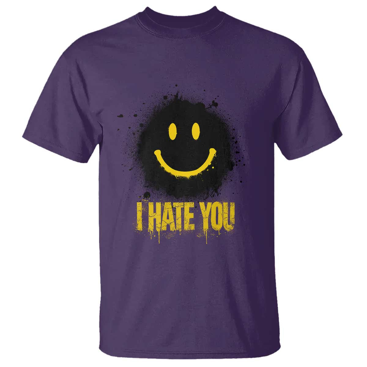 I Hate You T Shirt Funny Smile Face Emoticon Meme
