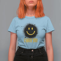 I Hate You T Shirt For Women Funny Smile Face Emoticon Meme