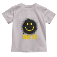 I Hate You Toddler T Shirt Funny Smile Face Emoticon Meme