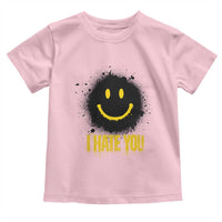 I Hate You Toddler T Shirt Funny Smile Face Emoticon Meme