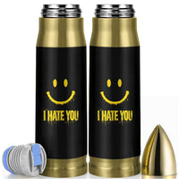 I Hate You Bullet Tumbler Funny Sarcastic Smiling Face Meme