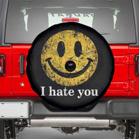 I Hate You Smile Face Meme Spare Tire Cover Funny Sarcastic Joke Meme