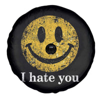 I Hate You Smile Face Meme Spare Tire Cover Funny Sarcastic Joke Meme