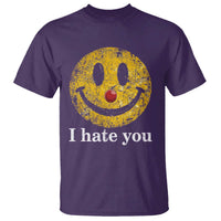 I Hate You Smile Face Meme T Shirt Funny Sarcastic Joke Meme