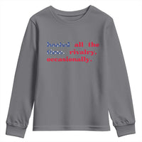 Heated All The Time Rivalry Occasionally Youth Sweatshirt Funny Quote Humor