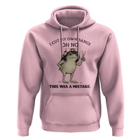 I Cut My Own Bangs Hoodie Funny Frog Meme