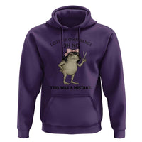 I Cut My Own Bangs Hoodie Funny Frog Meme