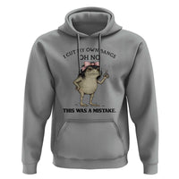 I Cut My Own Bangs Hoodie Funny Frog Meme