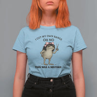I Cut My Own Bangs T Shirt For Women Funny Frog Meme