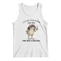 I Cut My Own Bangs Tank Top Funny Frog Meme