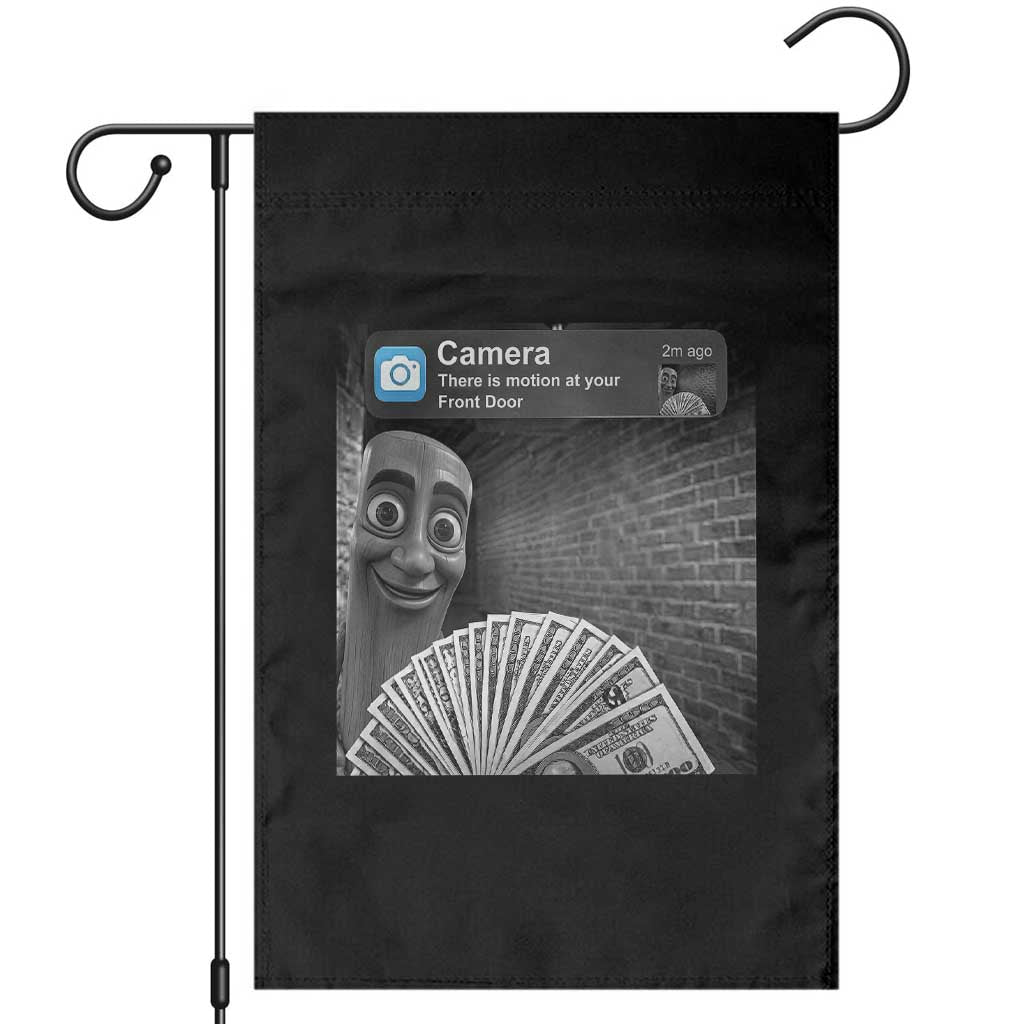 There is Motion at Your Front Door Garden Flag Tung Tung Tung Sahur Italian Brainrot Meme