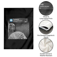There is Motion at Your Front Door Garden Flag Tung Tung Tung Sahur Italian Brainrot Meme