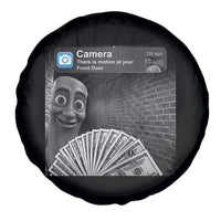 There is Motion at Your Front Door Spare Tire Cover Tung Tung Tung Sahur Italian Brainrot Meme