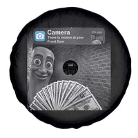 There is Motion at Your Front Door Spare Tire Cover Tung Tung Tung Sahur Italian Brainrot Meme