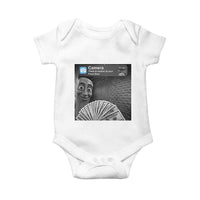 There is Motion at Your Front Door Baby Onesie Tung Tung Tung Sahur Italian Brainrot Meme