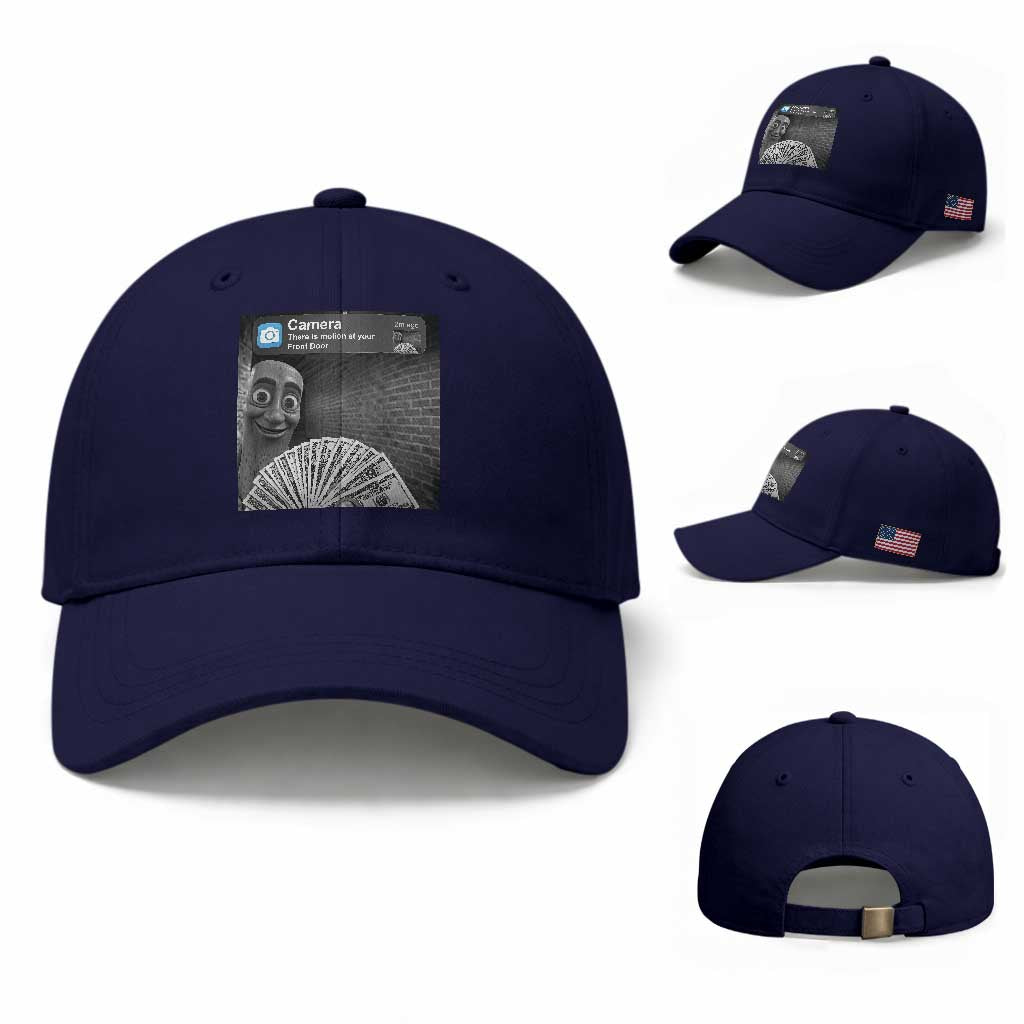 There is Motion at Your Front Door Baseball Cap Tung Tung Tung Sahur Italian Brainrot Meme