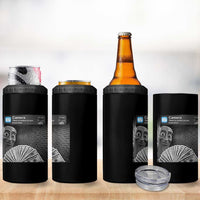 There is Motion at Your Front Door 4 in 1 Can Cooler Tumbler Tung Tung Tung Sahur Italian Brainrot Meme