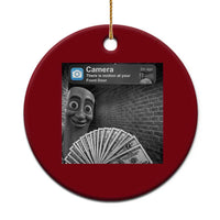 There is Motion at Your Front Door Ceramic Ornament Tung Tung Tung Sahur Italian Brainrot Meme