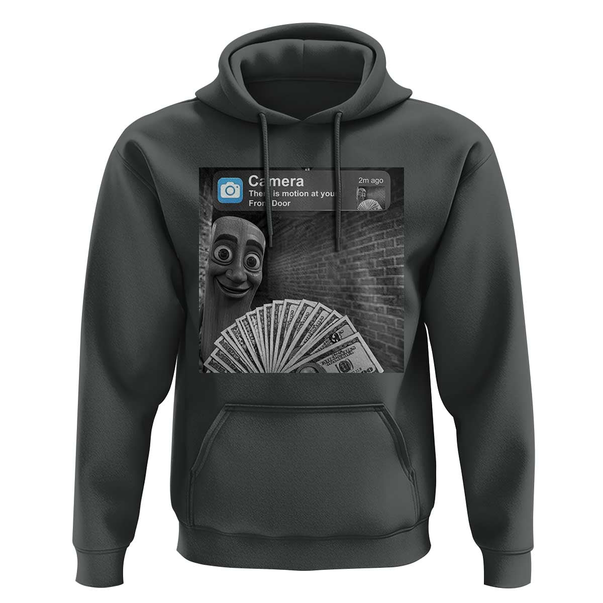 There is Motion at Your Front Door Hoodie Tung Tung Tung Sahur Italian Brainrot Meme