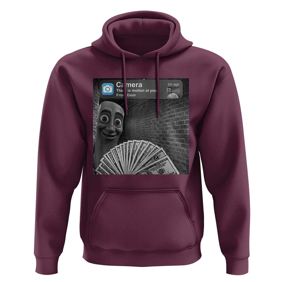 There is Motion at Your Front Door Hoodie Tung Tung Tung Sahur Italian Brainrot Meme