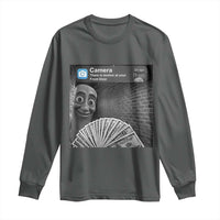 There is Motion at Your Front Door Long Sleeve Shirt Tung Tung Tung Sahur Italian Brainrot Meme