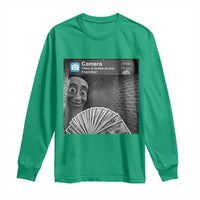 There is Motion at Your Front Door Long Sleeve Shirt Tung Tung Tung Sahur Italian Brainrot Meme