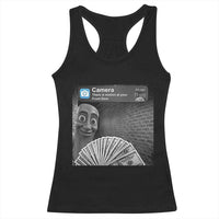 There is Motion at Your Front Door Racerback Tank Top Tung Tung Tung Sahur Italian Brainrot Meme