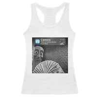 There is Motion at Your Front Door Racerback Tank Top Tung Tung Tung Sahur Italian Brainrot Meme
