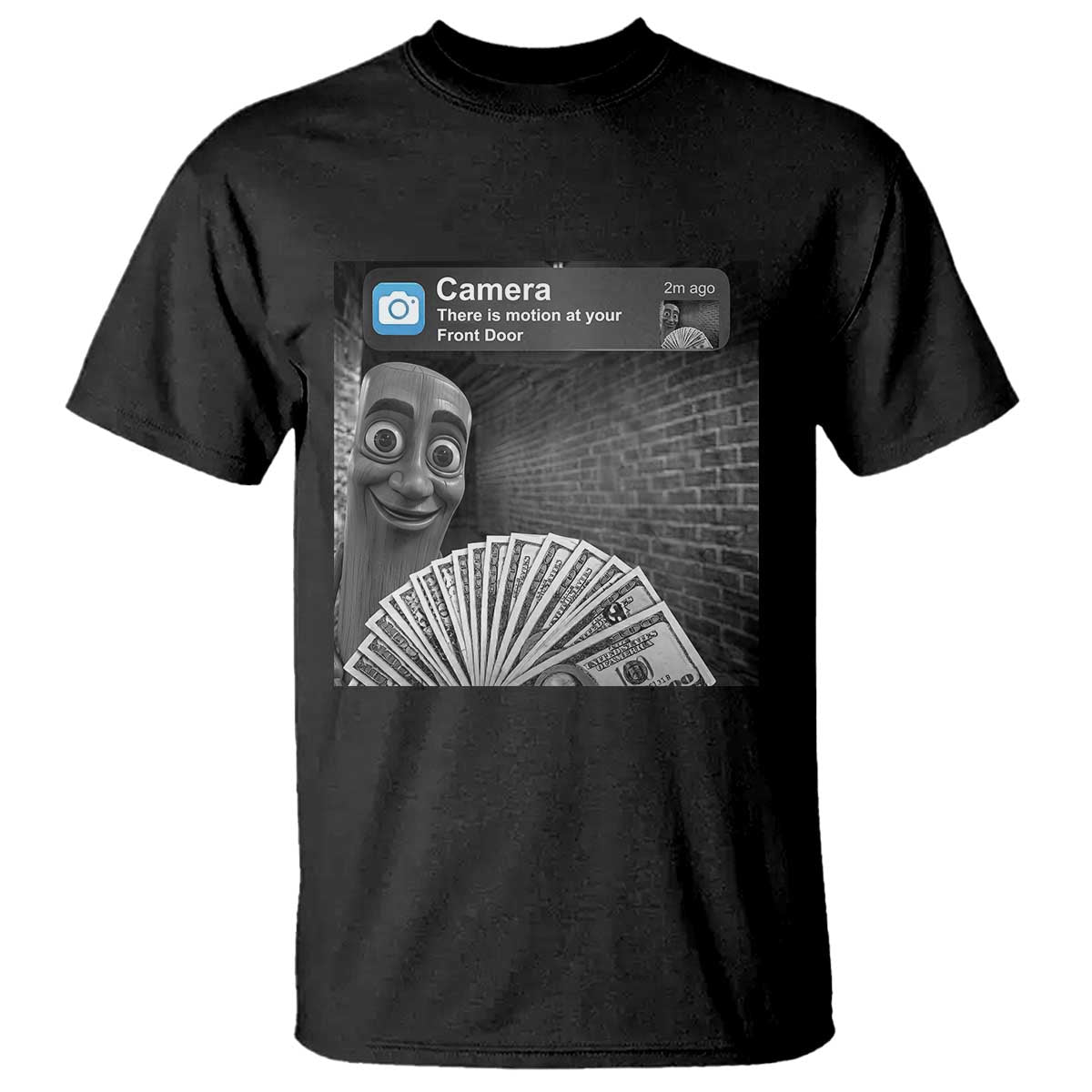 There is Motion at Your Front Door T Shirt Tung Tung Tung Sahur Italian Brainrot Meme