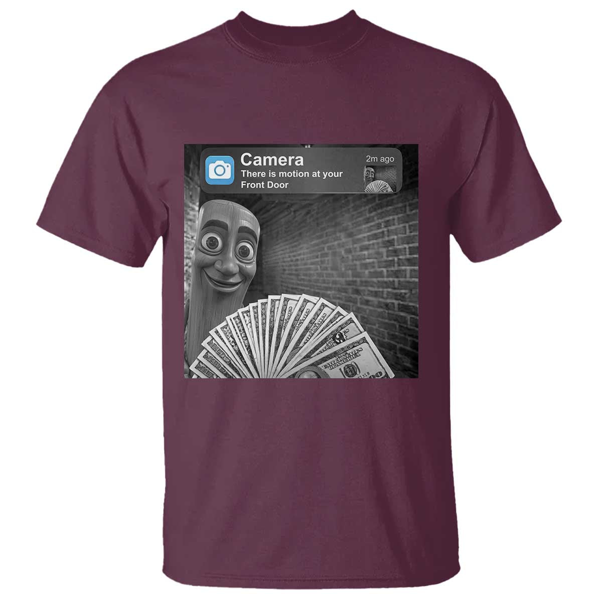 There is Motion at Your Front Door T Shirt Tung Tung Tung Sahur Italian Brainrot Meme