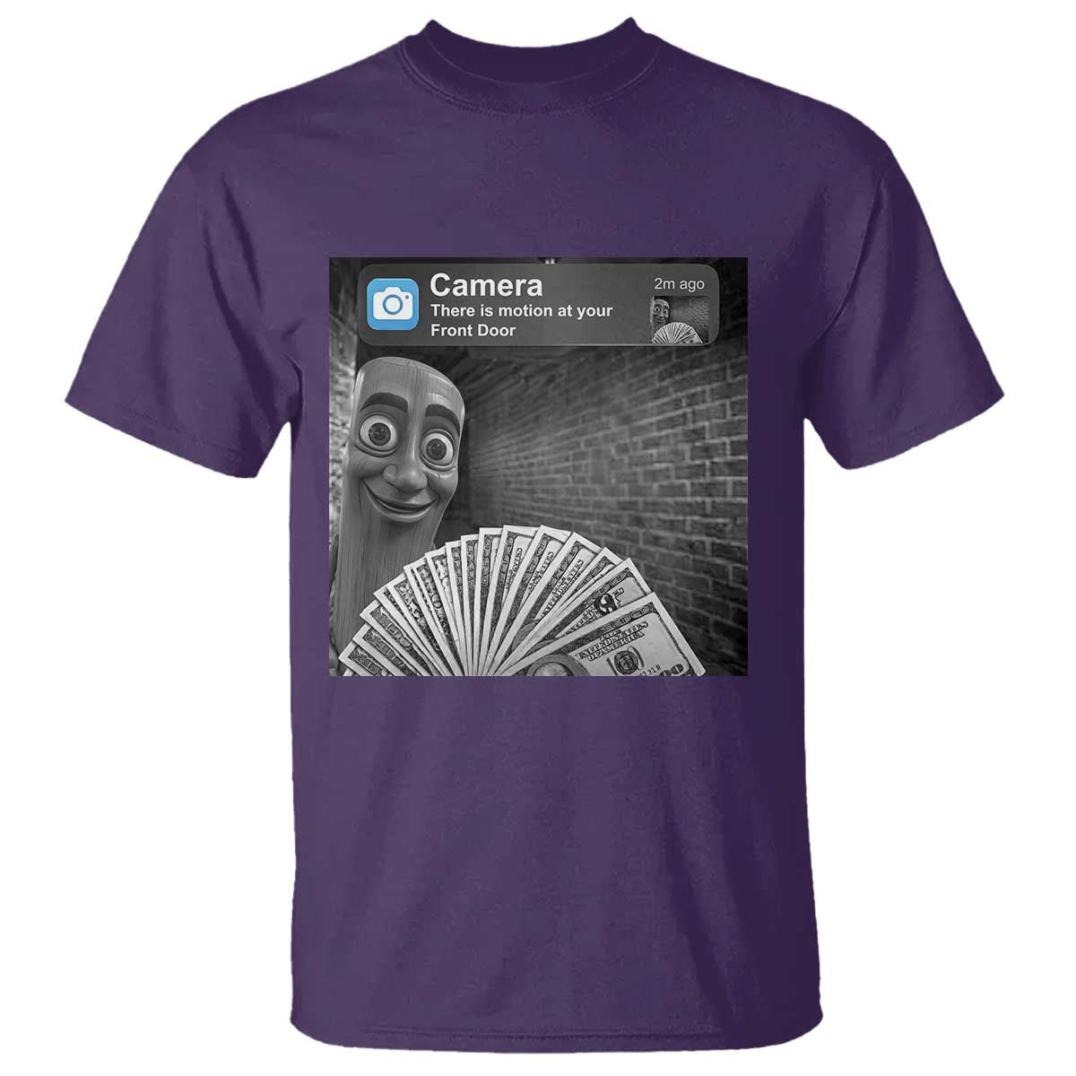 There is Motion at Your Front Door T Shirt Tung Tung Tung Sahur Italian Brainrot Meme