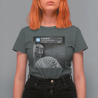 There is Motion at Your Front Door T Shirt For Women Tung Tung Tung Sahur Italian Brainrot Meme
