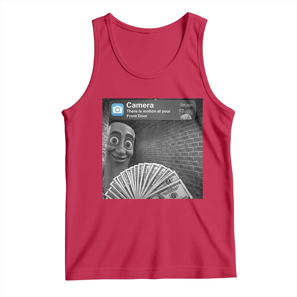 There is Motion at Your Front Door Tank Top Tung Tung Tung Sahur Italian Brainrot Meme