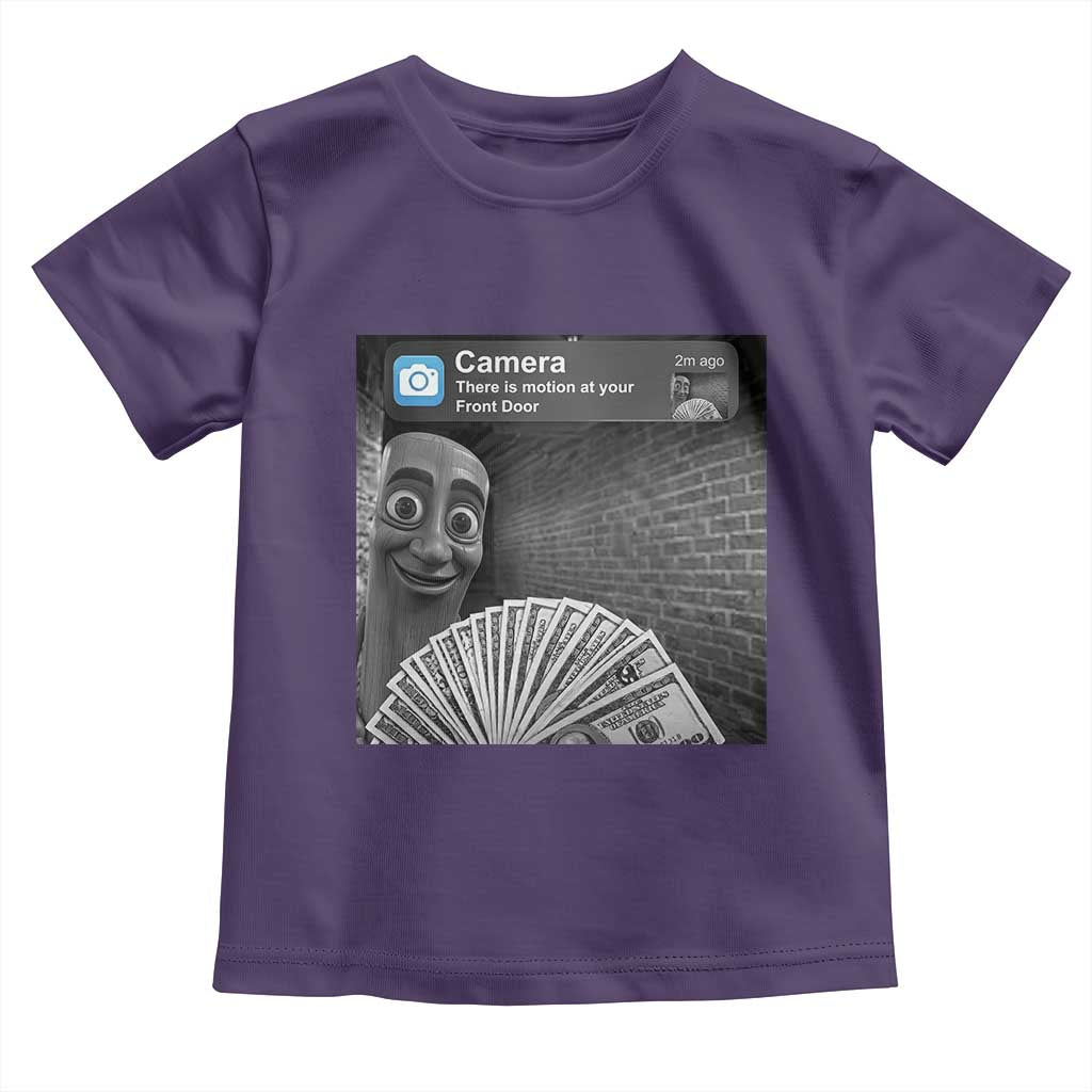 There is Motion at Your Front Door Toddler T Shirt Tung Tung Tung Sahur Italian Brainrot Meme