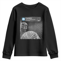 There is Motion at Your Front Door Youth Sweatshirt Tung Tung Tung Sahur Italian Brainrot Meme