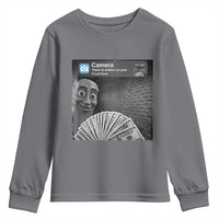 There is Motion at Your Front Door Youth Sweatshirt Tung Tung Tung Sahur Italian Brainrot Meme