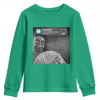 There is Motion at Your Front Door Youth Sweatshirt Tung Tung Tung Sahur Italian Brainrot Meme