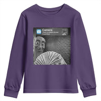 There is Motion at Your Front Door Youth Sweatshirt Tung Tung Tung Sahur Italian Brainrot Meme
