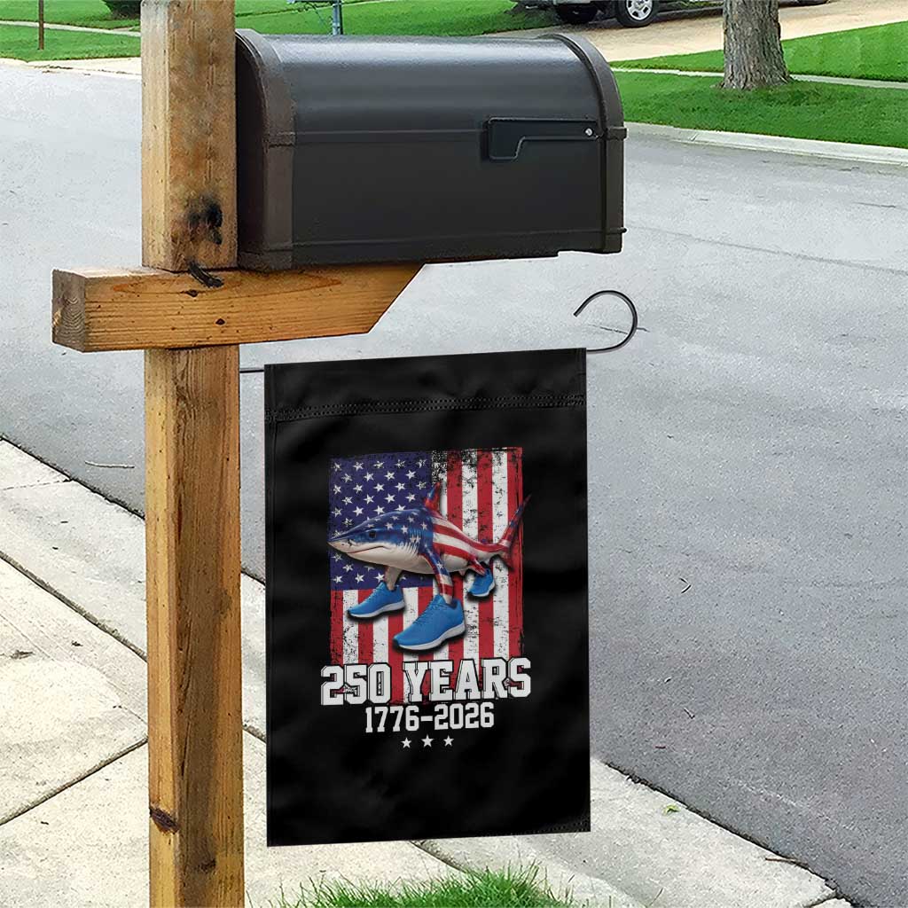 250th America Anniversary Garden Flag Tralalero Tralala Italian Brainrot 4th of July Meme