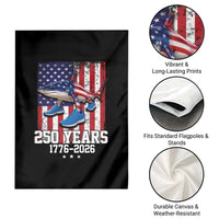 250th America Anniversary Garden Flag Tralalero Tralala Italian Brainrot 4th of July Meme